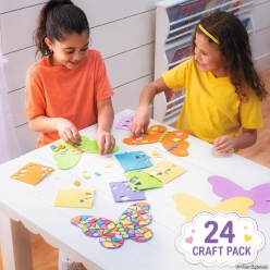 Mosaic Butterfly Craft Kit - 24 Pk
